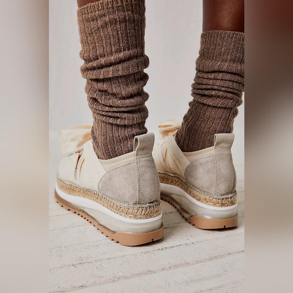 Free People Chapmin Espadrille Sneakers - Size 38 - Picture 3 of 13